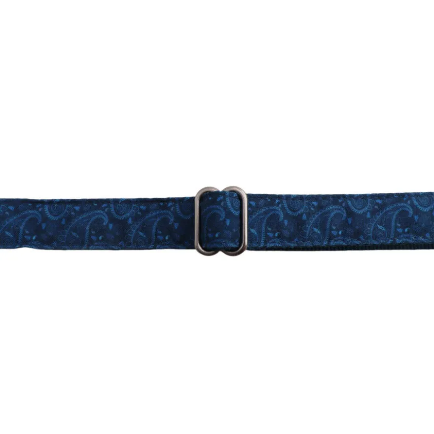 Gotoo Collar estampado cachemira clásica azul para perros