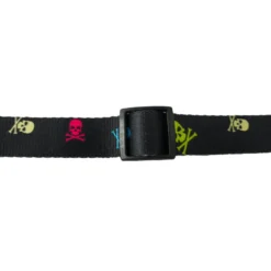 Gotoo Collar estampado calavera negro para perros