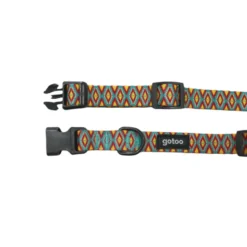 Gotoo Collar estampado geométrico para perros