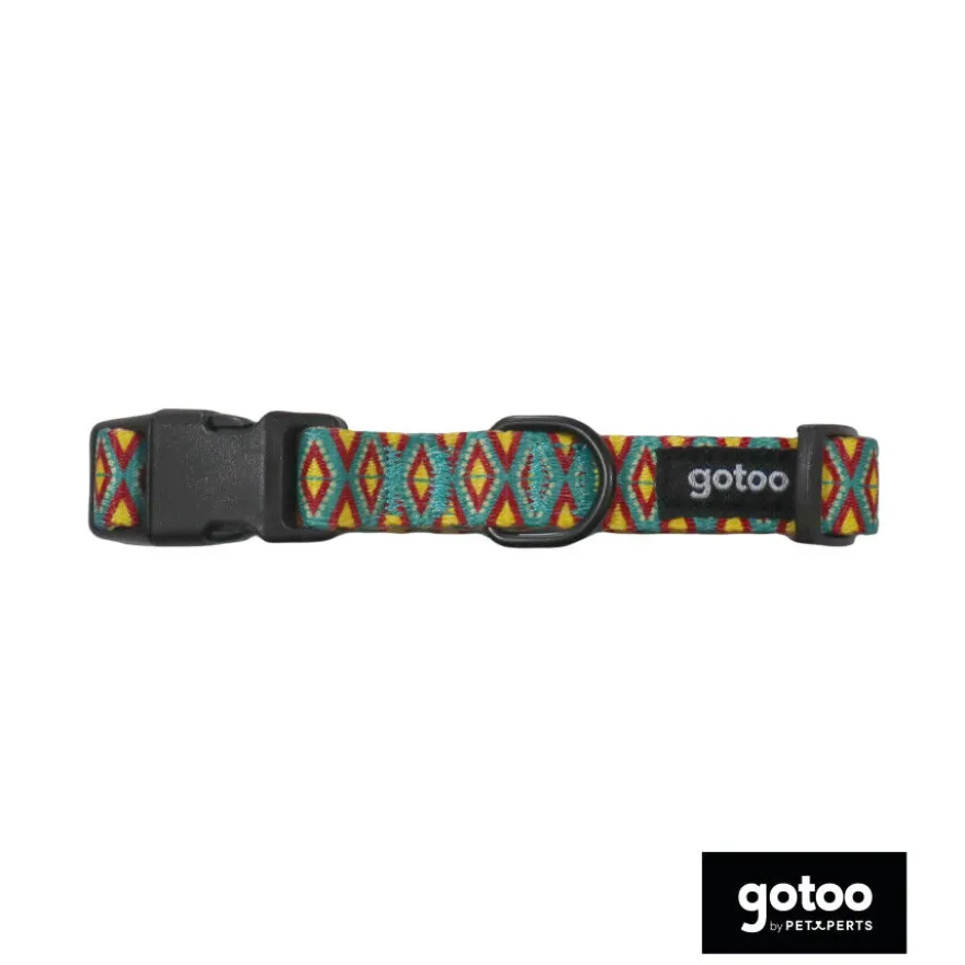Gotoo Collar estampado geométrico para perros