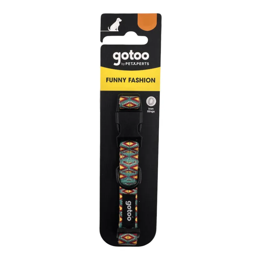 Gotoo Collar estampado geométrico para perros