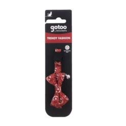 Gotoo Collar rojo con cascabel extraíble para gatos