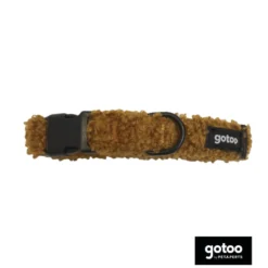 Gotoo Collar teddy marrón para perros