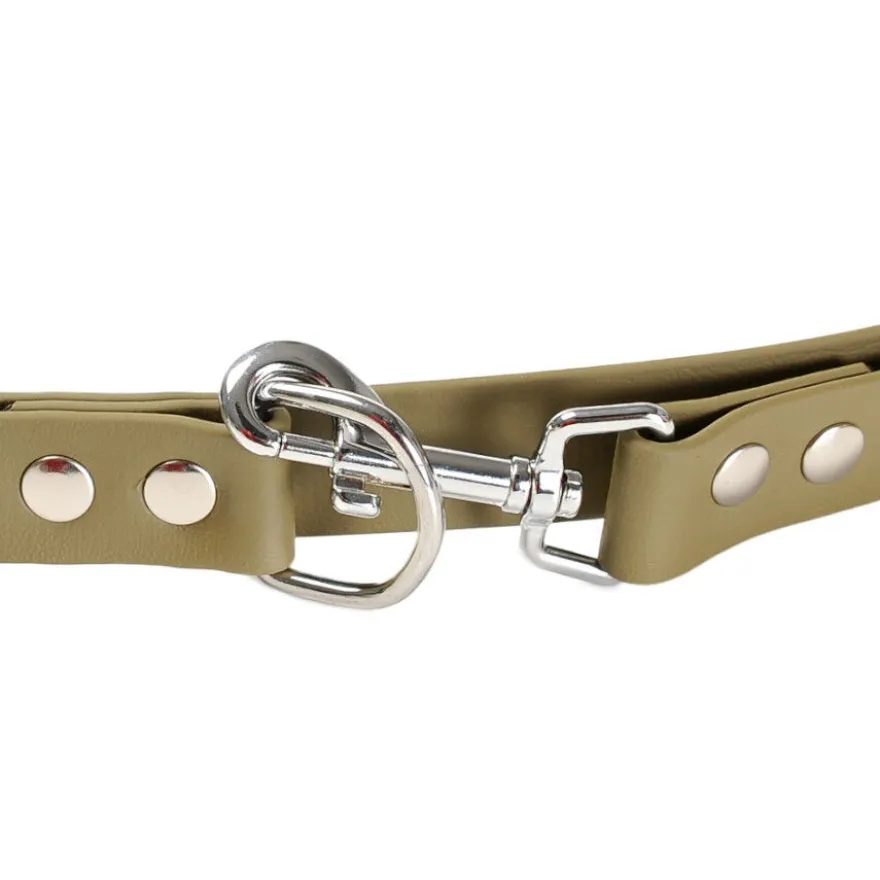 Gotoo Correa Biothane verde oliva para perros