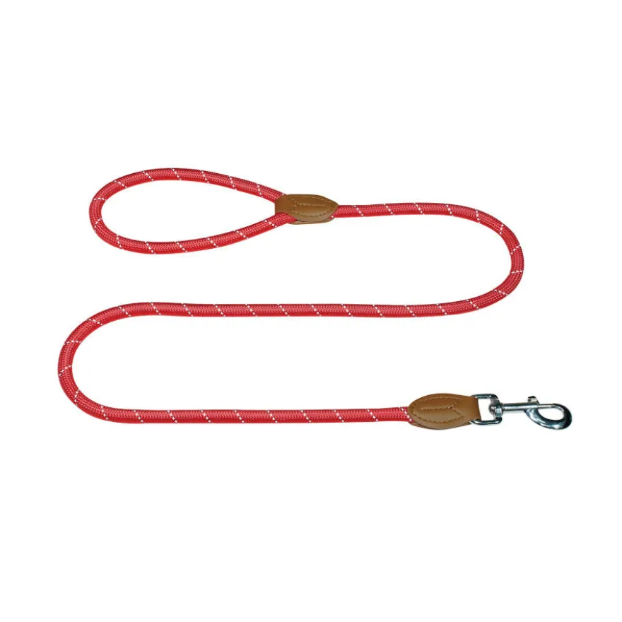 Gotoo Correa de cuerda reflectante roja para perros