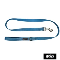 Gotoo Correa de nylon reflectante azul para perros