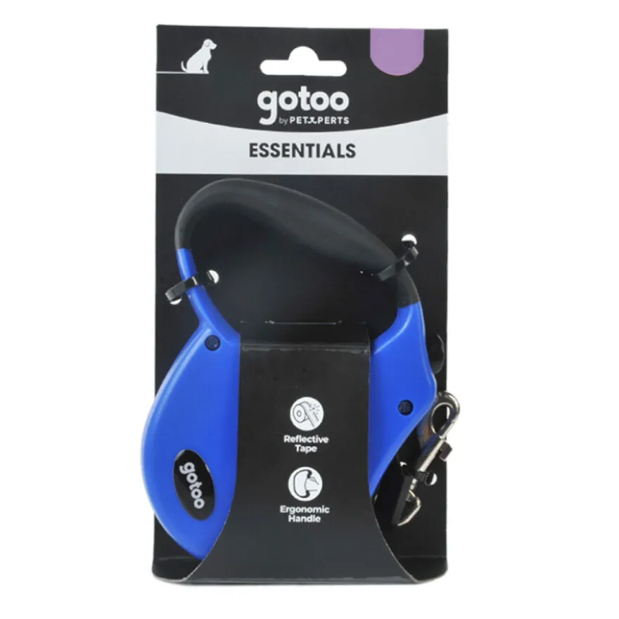Gotoo Correa extensible azul para perros