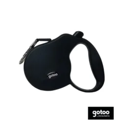 Gotoo Correa extensible negra para perros