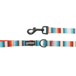Gotoo Correa multicolor de rayas para perros