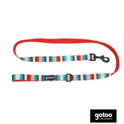 Gotoo Correa multicolor de rayas para perros