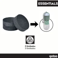 Gotoo Filtro Botella 2 en 1 para perros y gatos