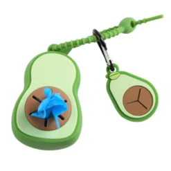 Gotoo Porta bolsas silicona avocado para perros