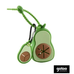 Gotoo Porta bolsas silicona avocado para perros