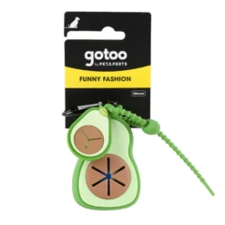 Gotoo Porta bolsas silicona avocado para perros