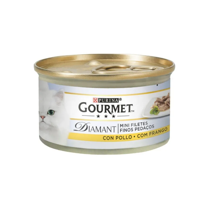 Gourmet Diamant Filetes de Pollo lata para gatos