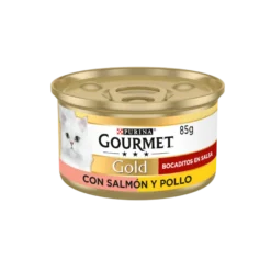 Gourmet Gold Bocaditos Salmón y Pollo para gatos