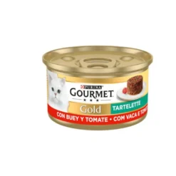Gourmet Gold Pastel de Buey y Tomate lata para gatos