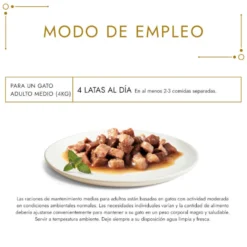 Gourmet Gold Pollo e Hígado en salsa lata para gatos