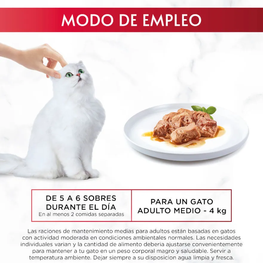 Gourmet Mon Petit Selección Aves en salsa sobre para gatos