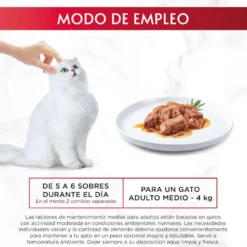 Gourmet Mon Petit Selección Carnes en salsa sobre para gatos