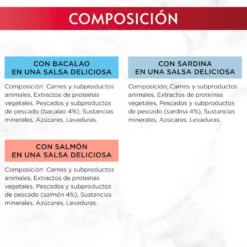 Gourmet Mon Petit Selección Pescados en salsa sobre para gatos