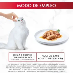 Gourmet Mon Petit Selección Pescados en salsa sobre para gatos
