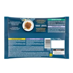 Gourmet Perle Filetes de Carne con Verduras en salsa sobre para gatos