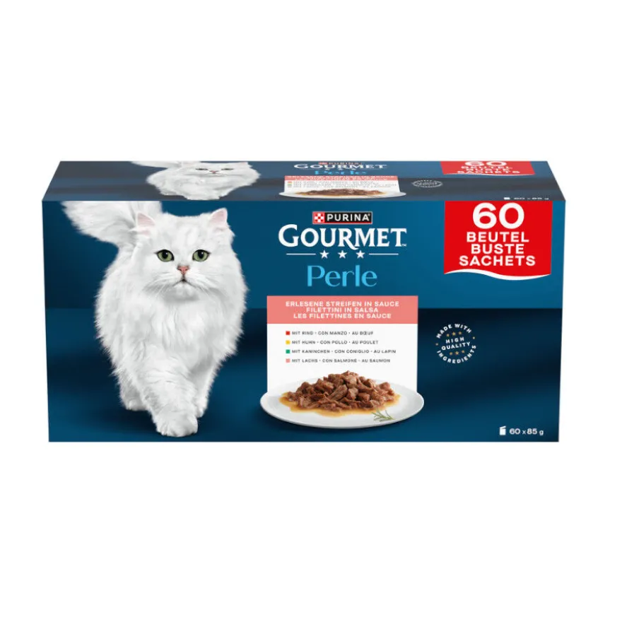 Gourmet Perle Finas Láminas en salsa sobres para gatos