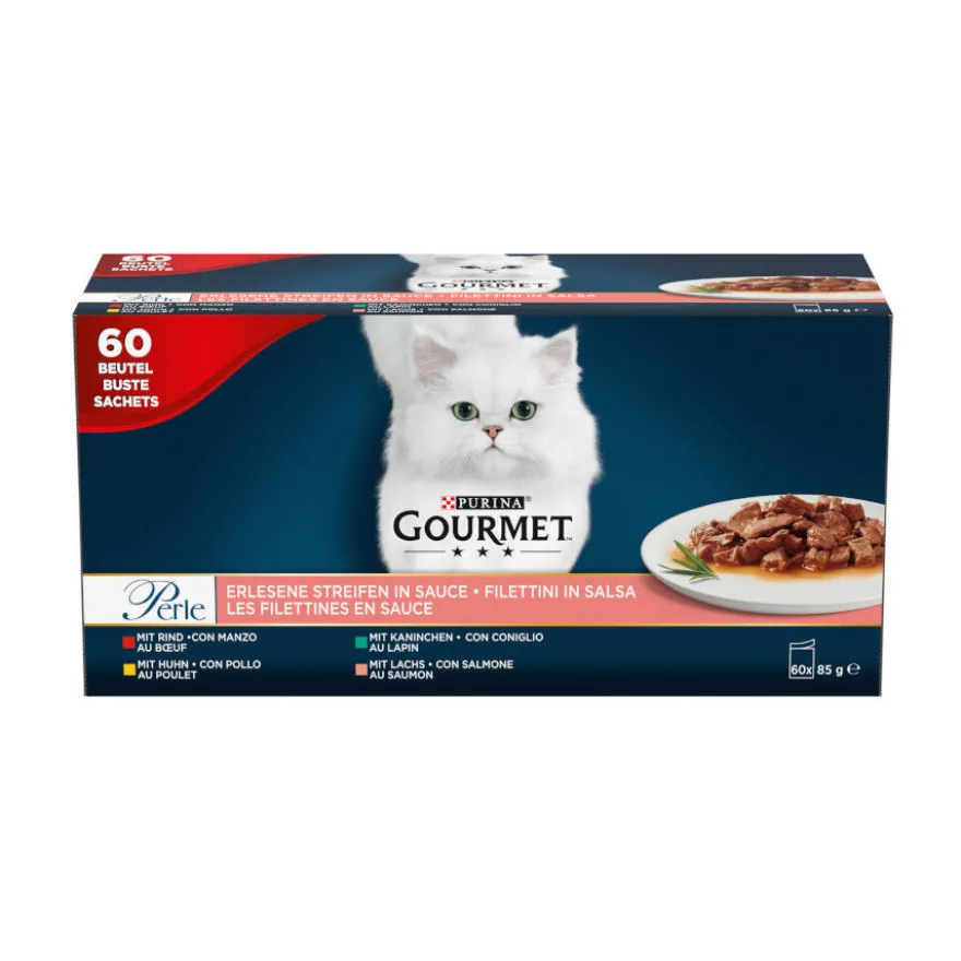 Gourmet Perle Finas Láminas en salsa sobres para gatos