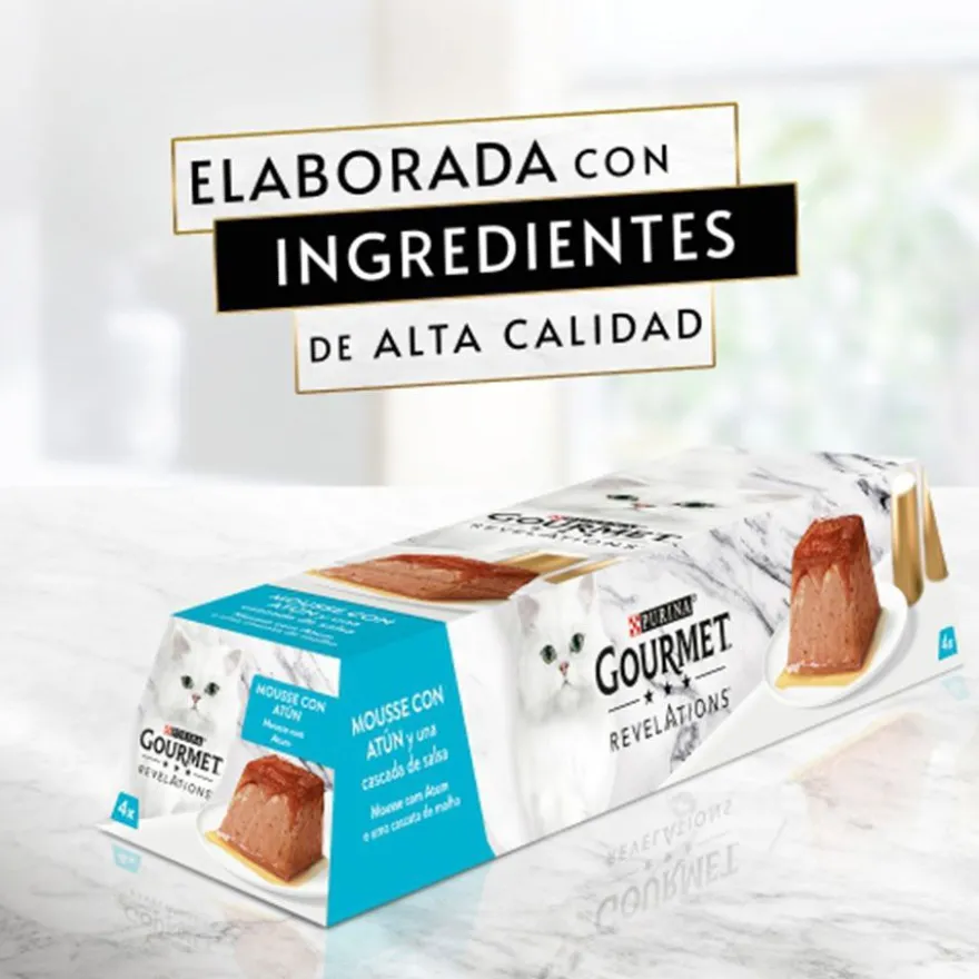 Gourmet Revelations Atún tarrinas en mousse para gatos