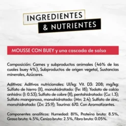 Gourmet Revelations Buey tarrina en mousse