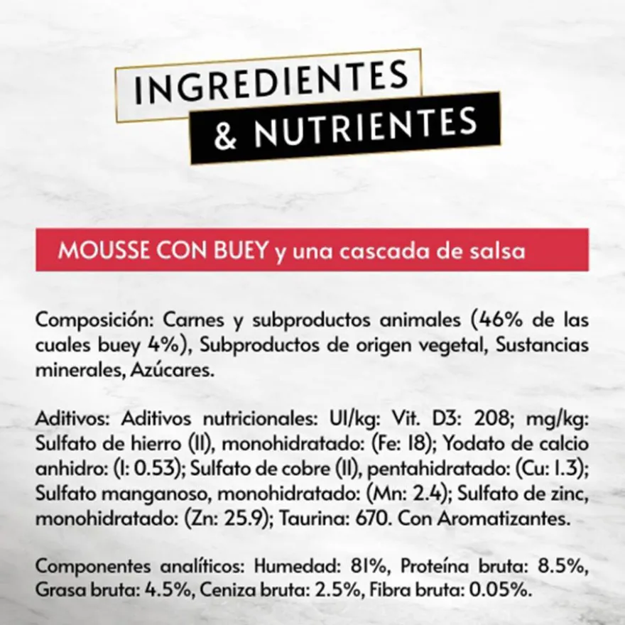 Gourmet Revelations Buey tarrina en mousse