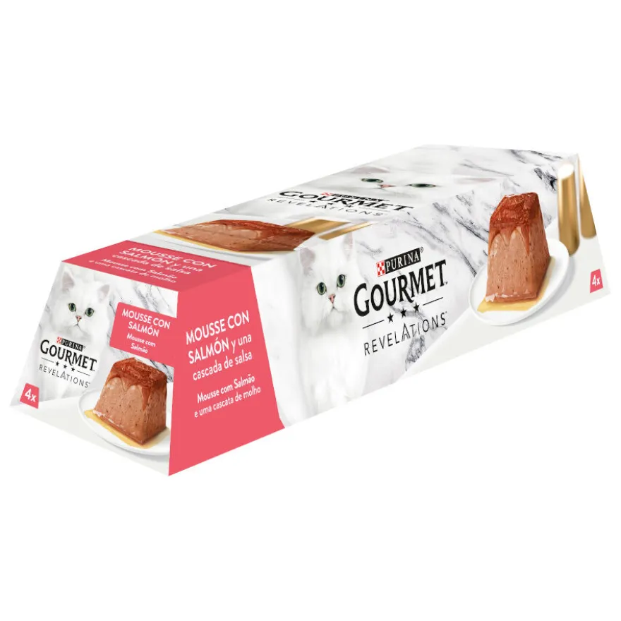 Gourmet Revelations Mousse con Salmón y Atún tarrinas para gatos