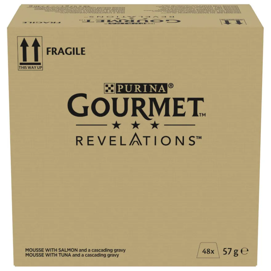 Gourmet Revelations Mousse con Salmón y Atún tarrinas para gatos