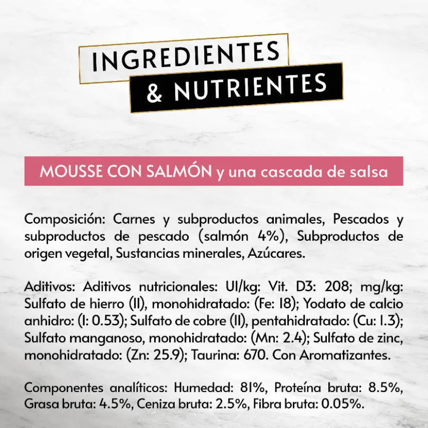 Gourmet Revelations Mousse con Salmón y Atún tarrinas para gatos