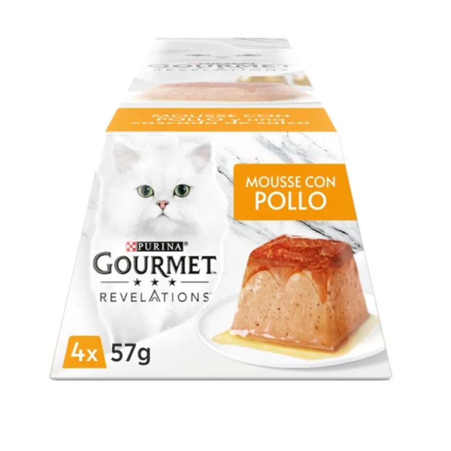 Gourmet Revelations Pollo tarrinas en mousse para gatos