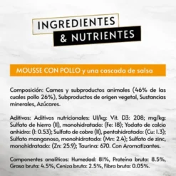 Gourmet Revelations Pollo tarrinas en mousse para gatos
