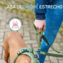 Halti correa multifuncional verde para perros