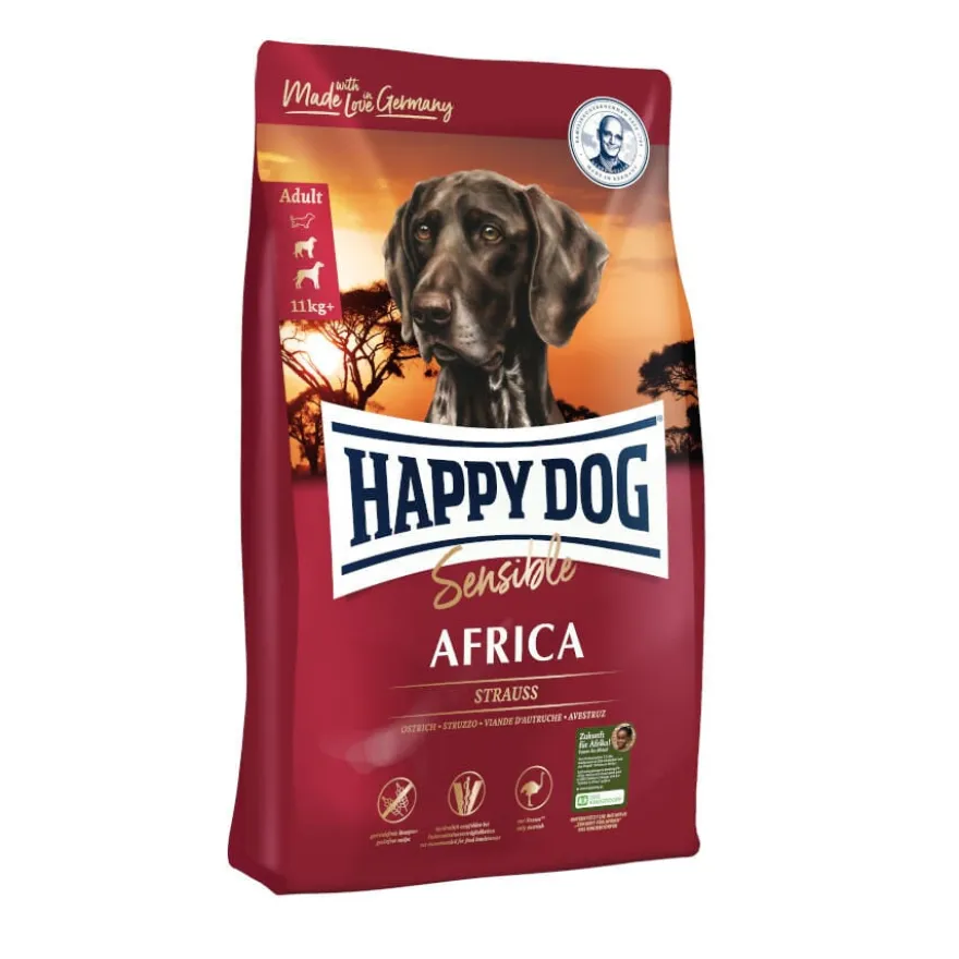 Happy Dog Avestruz Sensible Africa pienso