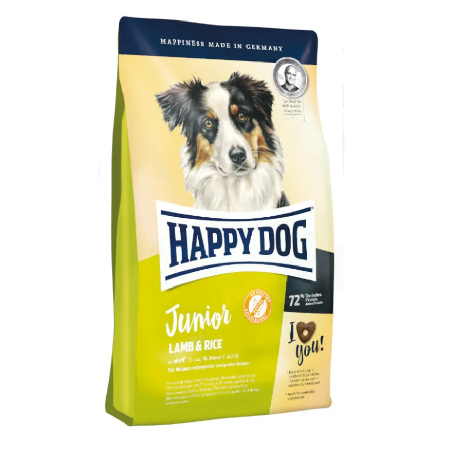 Happy Dog Junior Cordero y Arroz pienso