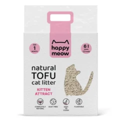 Happy Meow Kitten Attract Arena de Tofu para gatos