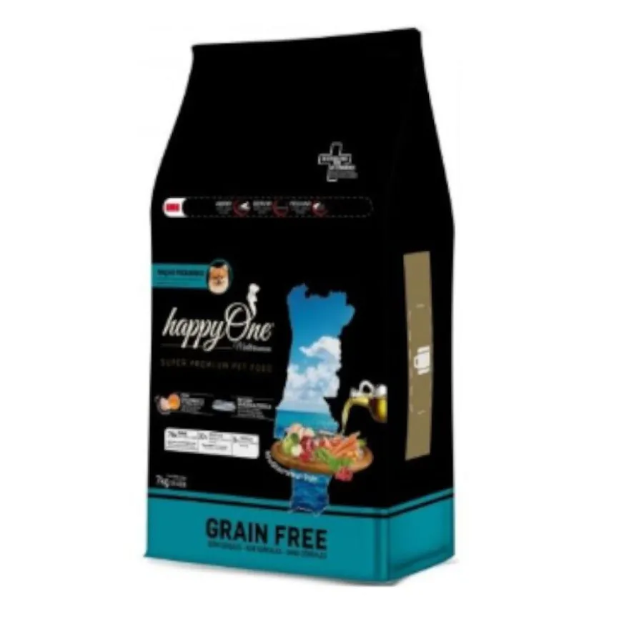 happyOne Mediterraneum Premium Senior Carne Fresca de Aves pienso para gatos
