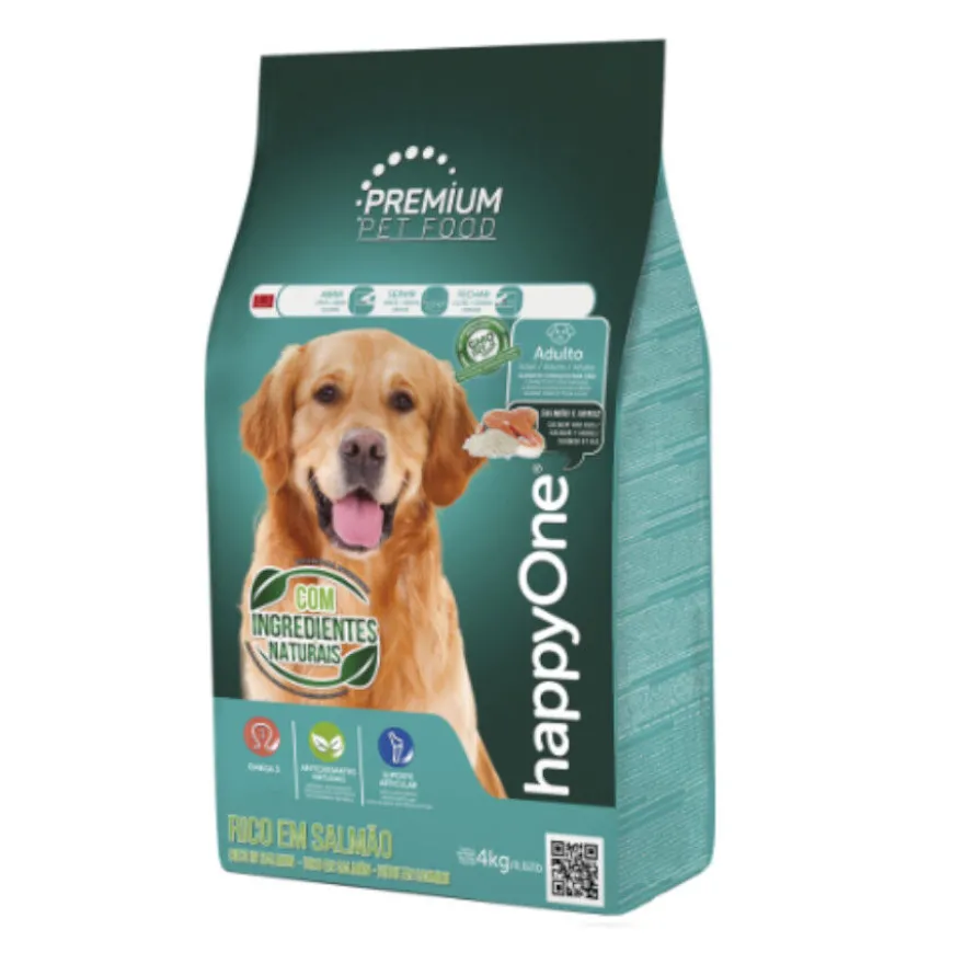 happyOne Premium Adult Salmón y Arroz pienso para perros