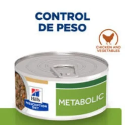 Hill's Adult Mini Prescription Diet Metabolic Estofado de Pollo y Verduras para perros