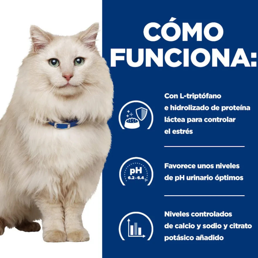 Hill's Prescription Diet c/d Cuidado Urinario Estrés Estofado de Atún lata para gatos