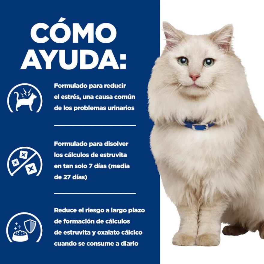 Hill's Prescription Diet c/d Cuidado Urinario Estrés Estofado de Atún lata para gatos