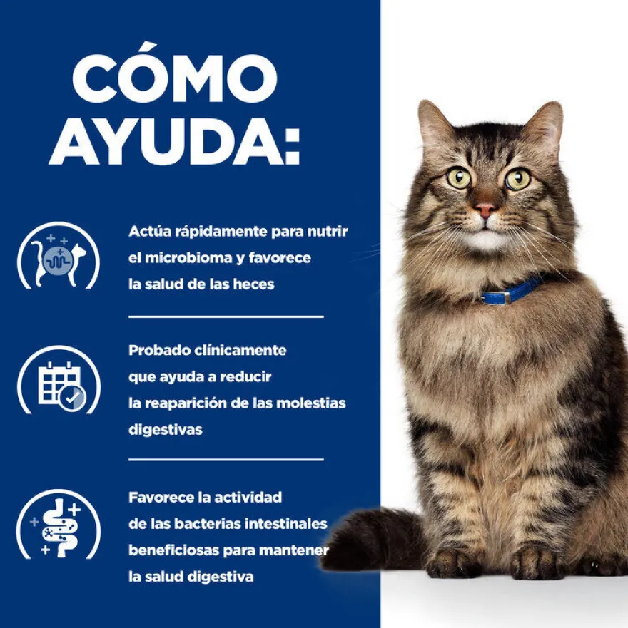 Hill's Prescription Diet Feline GI Biome Digestive Care Pollo y Verduras Sobre en salsa