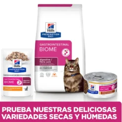 Hill's Prescription Diet Feline GI Biome Digestive Care Pollo y Verduras Sobre en salsa