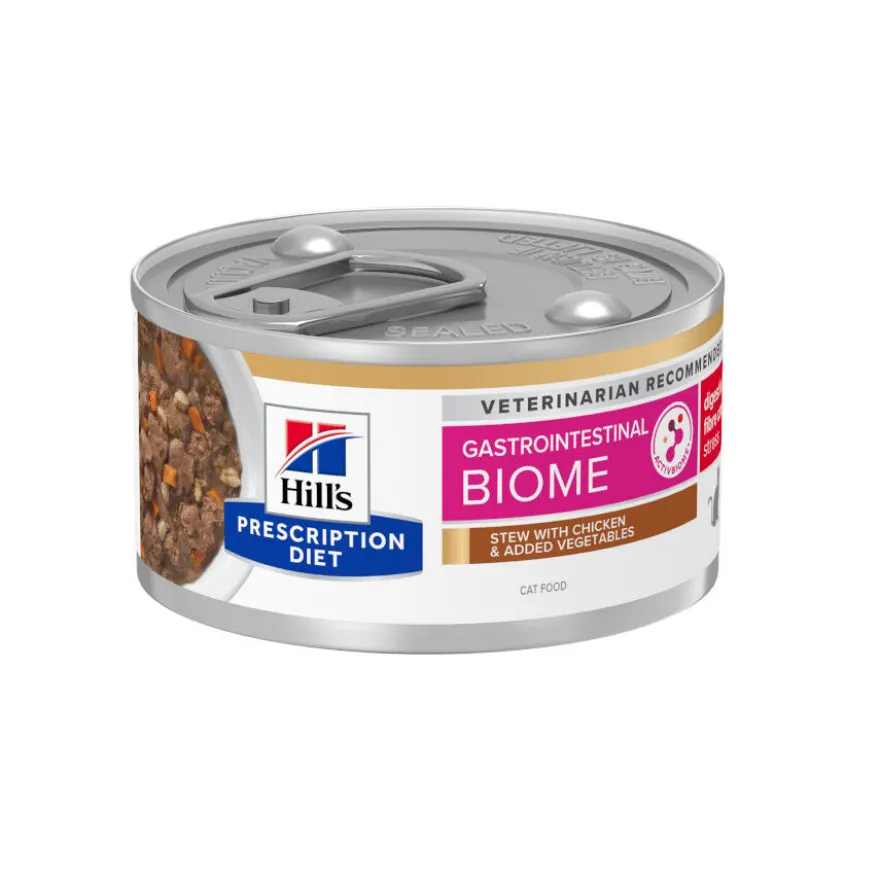 Hill’s Prescription Diet Gastrointestinal Biome Stress estofado lata para gatos