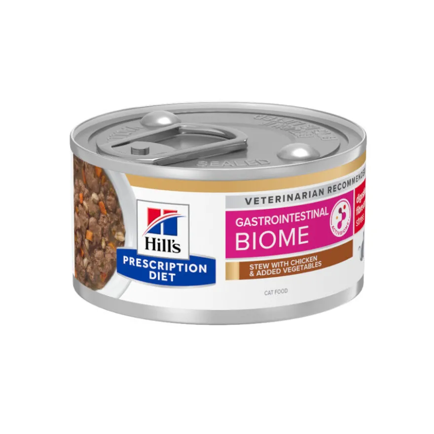 Hill’s Prescription Diet Gastrointestinal Biome Stress estofado lata para gatos